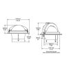 Ritchie F-82 Voyager Compass - Flush Mount - Black