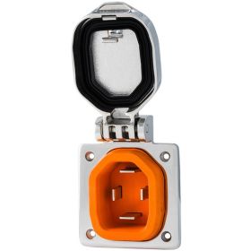 SmartPlug 50 Amp Boat &amp; RV Inlet - Stainless Steel