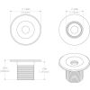 Lumitec Echo Courtesy Light - White Housing - Red Light