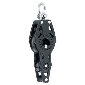 Harken 40mm Carbo Air Fiddle Block w/Swivel &amp; Becket - Fishing