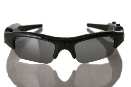 Wearable Portable Sports Audio Video Recorder Durable High Definition Optics Sunglasses Camera w/ Rechargeable 5-Hour Recording Battery + 32GB MicroSD