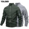 Men's Tactical Field Bomber Jacket 2022 New Autumn Light Military Clothes Special Force Jackets Fall Casual Male Slim Pilot Coat