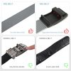 Hefujufang Nylon Ratchet Belt Golf Belt Cobra Buckle for Men/Women Web Belt with Automatic Slide Buckle,Valentines day giftâ€¦