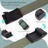 Hefujufang Nylon Ratchet Belt Golf Belt Cobra Buckle for Men/Women Web Belt with Automatic Slide Buckle,Valentines day giftâ€¦