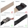 Hefujufang Nylon Ratchet Belt Golf Belt Cobra Buckle for Men/Women Web Belt with Automatic Slide Buckle,Valentines day giftâ€¦
