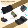 Hefujufang Nylon Ratchet Belt Golf Belt Cobra Buckle for Men/Women Web Belt with Automatic Slide Buckle,Valentines day giftâ€¦