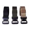 New Tactical Belt Quick Release Magnetic Buckle Military Belts Soft Real Nylon Sports Accessories