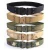 Airsoft Military Tactical Belt Unisex Durable Canvas Hunting Outdoor Utility Adjustable Waistband