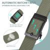 Hefujufang Nylon Ratchet Belt Golf Belt Cobra Buckle for Men/Women Web Belt with Automatic Slide Buckle,Valentines day giftâ€¦