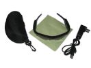 Video Audio Recording Sports Sunglasses w/ High Definition Optics